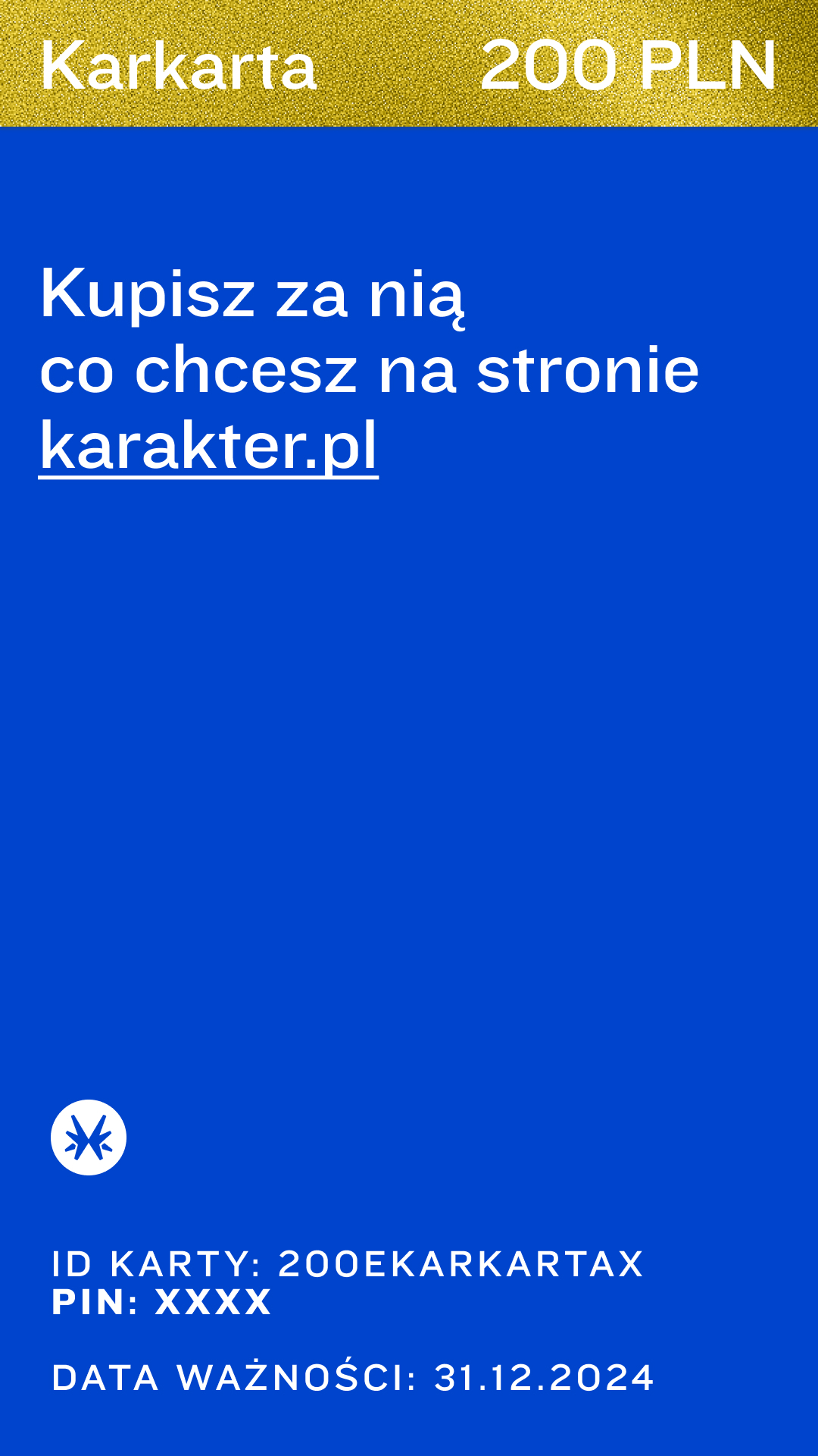 Karta podarunkowa 200 zł